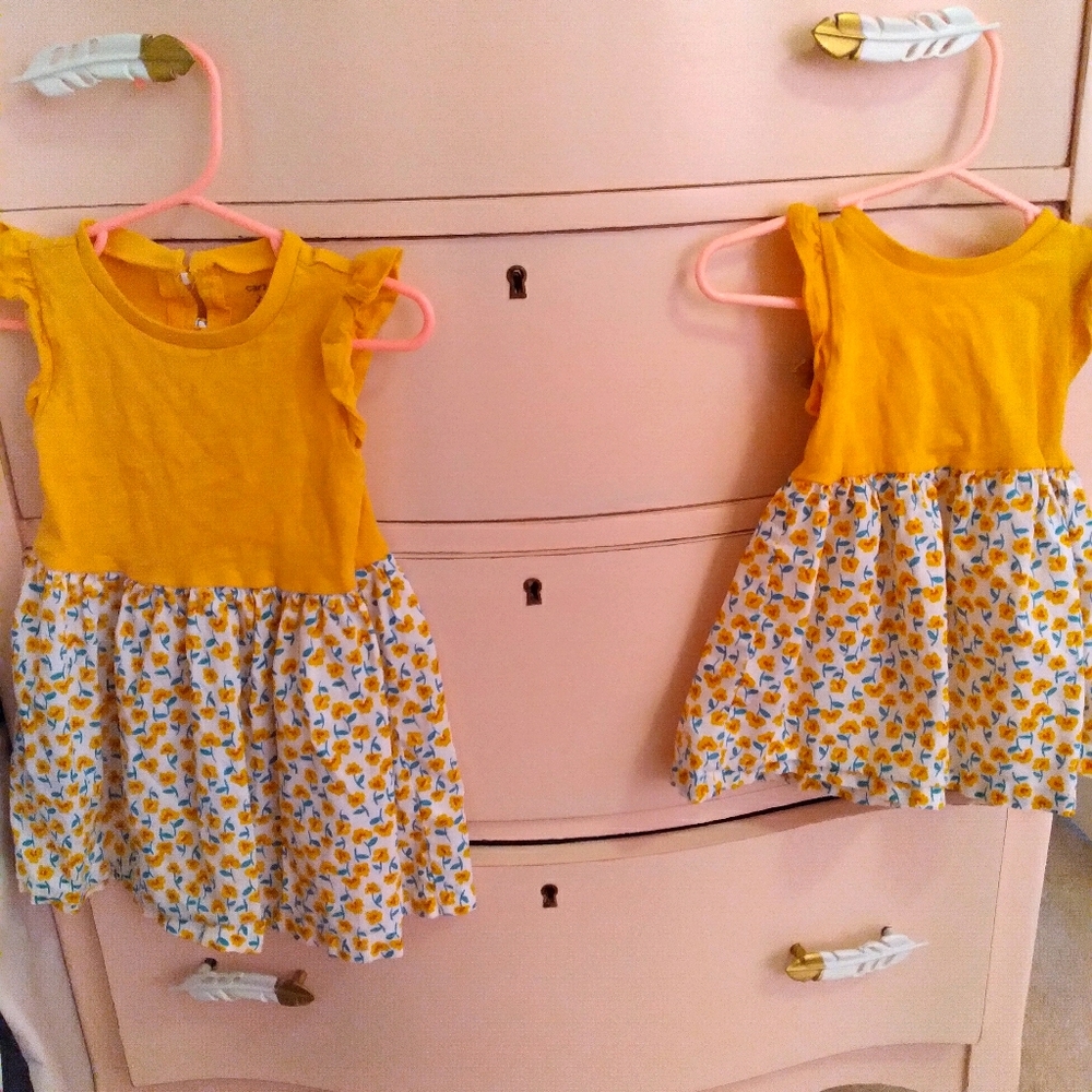 Fall Matching  Sister Dresses with bloomers